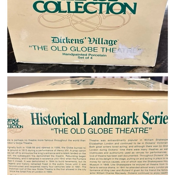 The Globe Theater Department 56 Dickens piece - Picture 6 of 6